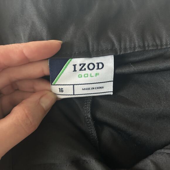 IZOD Womens Golf Tennis Skirt w/ built-in shorts Stretch material SZ 16 SOFT - Picture 4 of 9